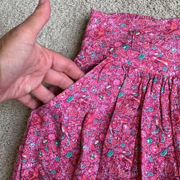 Vintage AE Pink Floral Printed American Eagle mini ruffle skirt. Size small‎ - Picture 3 of 6